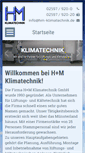 Mobile Screenshot of hm-klimatechnik.de